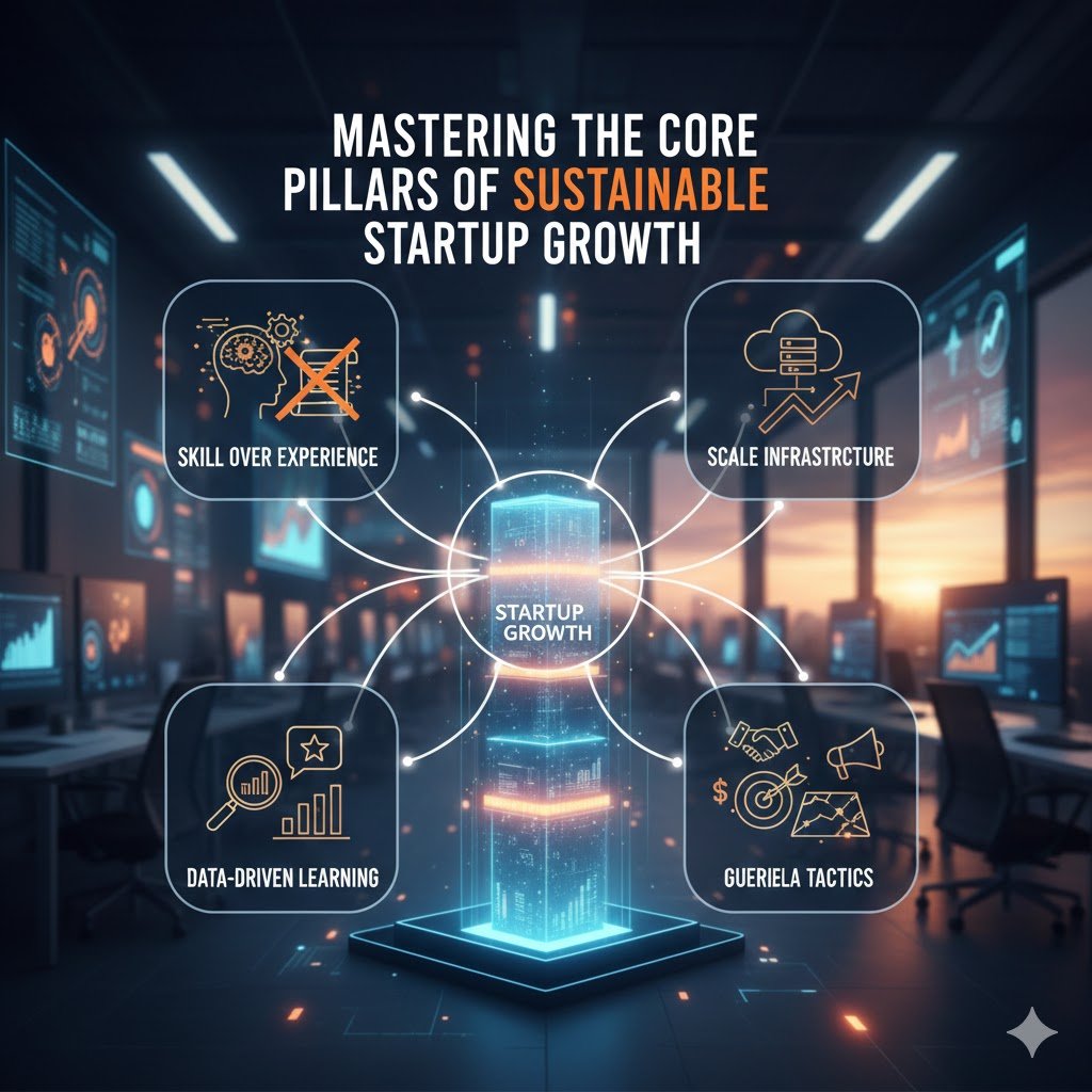 mastering the core pillars of sustainable startup growth